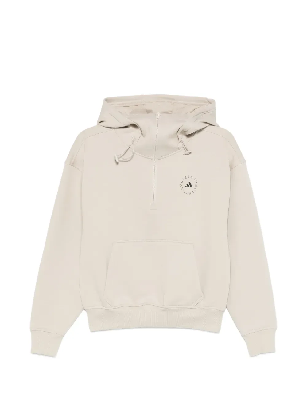 Худи с капюшоном и передним карманом Adidas by Stella McCartney, бежевый
Худи с капюшоном и передним карманом Adidas by Stella McCartney, бежевый