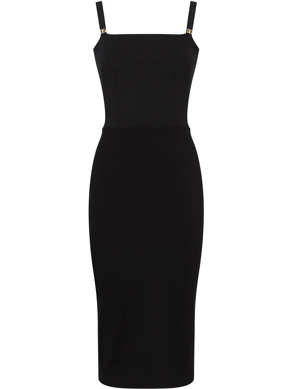 Платье миди без рукавов с логотипом DOLCE & GABBANA, черный
Платье миди без рукавов с логотипом DOLCE & GABBANA, черный