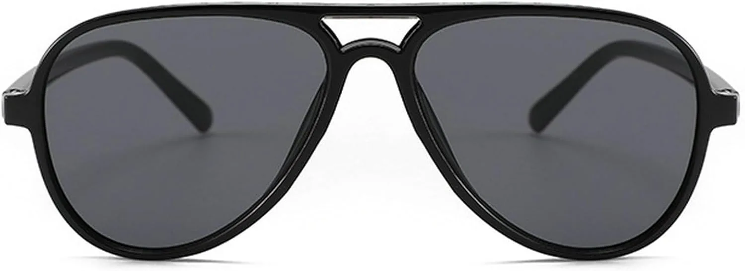 Большие солнцезащитные очки-пилот для женщин и мужчин, популярные винтажные солнцезащитные очки 70-х годов, мужские очки с двойной перемычкой mincl, Black
Большие солнцезащитные очки-пилот для женщин и мужчин, популярные винтажные солнцезащитные очки 70-х годов, мужские очки с двойной перемычкой mincl, Black