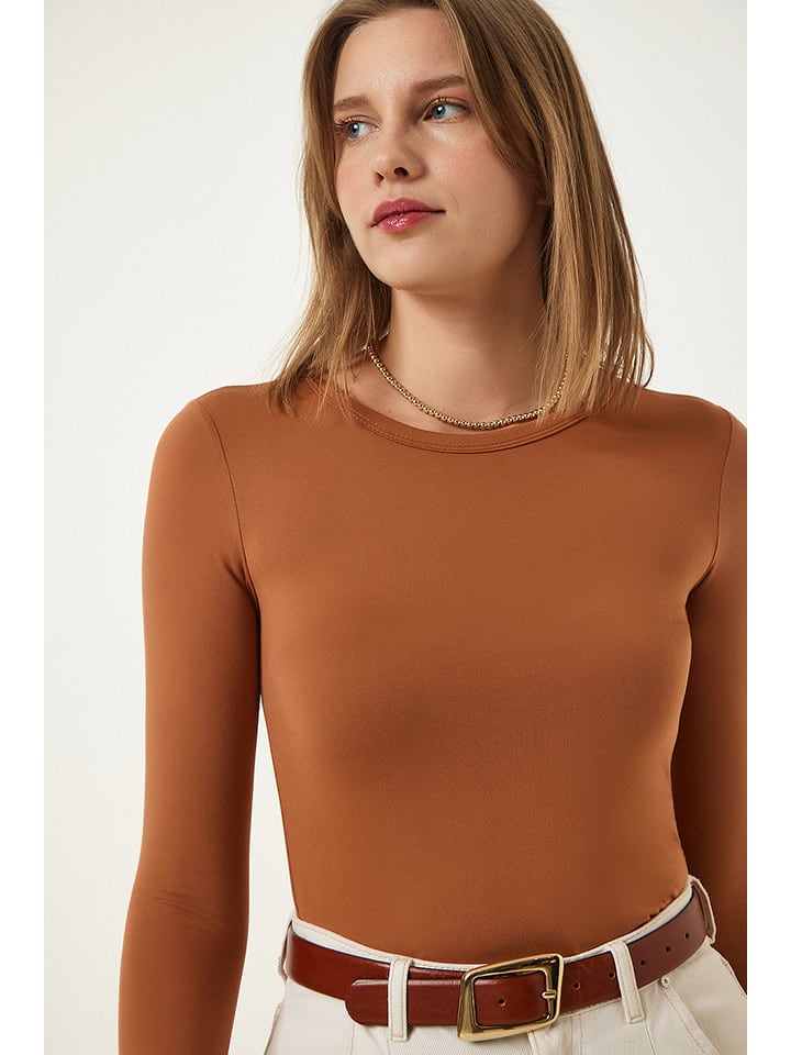 Happiness Istanbul Футболка с длинными рукавами верблюжьего цвета
Happiness Istanbul Футболка с длинными рукавами верблюжьего цвета