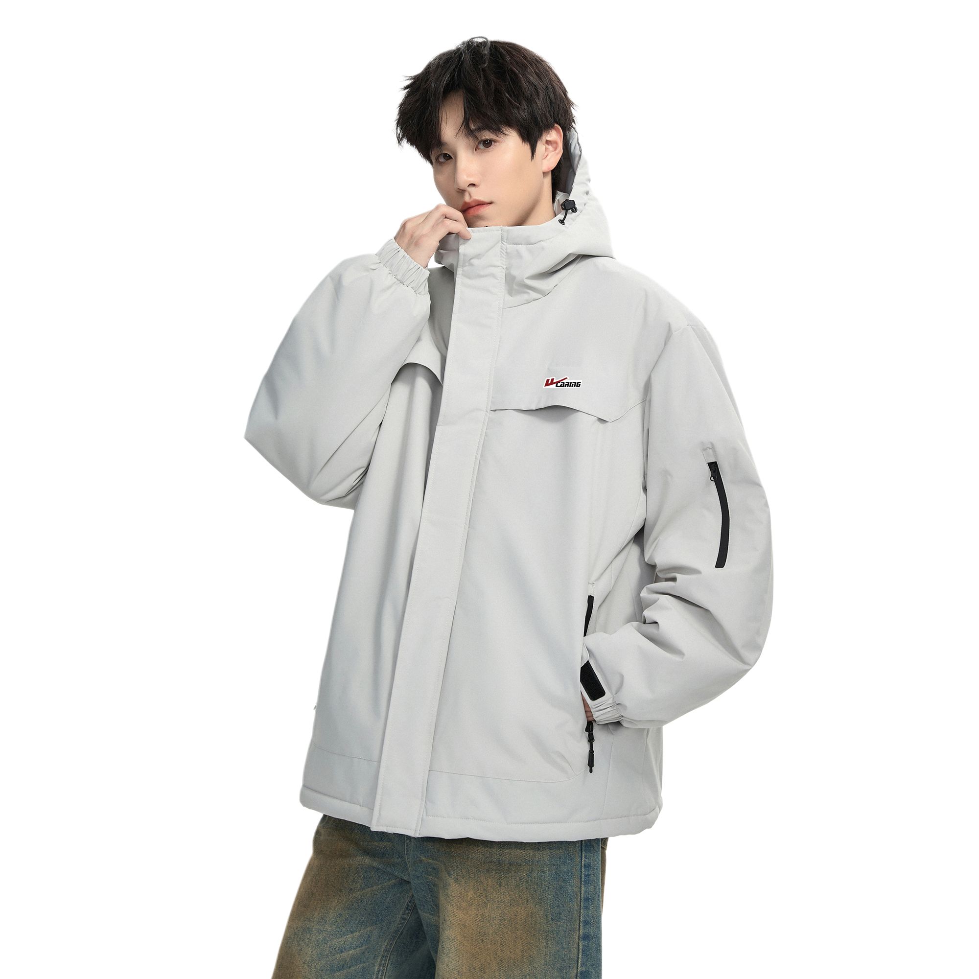 Пуховик Unisex с капюшоном, на флисовой подкладке, в стиле карго WARRIOR, серебро snow серый (diy badge)
Пуховик Unisex с капюшоном, на флисовой подкладке, в стиле карго WARRIOR, серебро snow серый (diy badge)