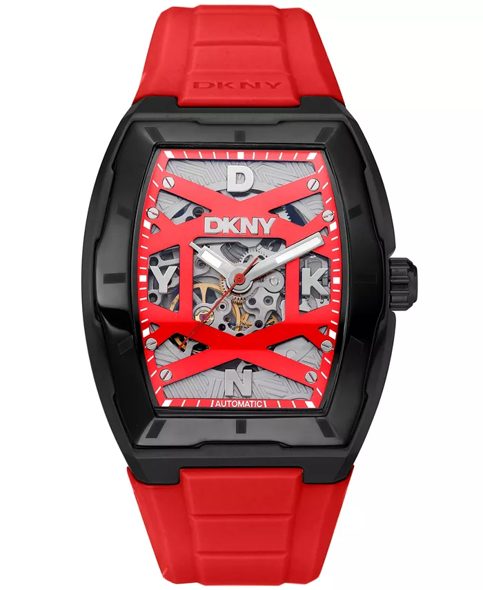 Мужские городские часы с автоматическим механизмом на красном силиконовом ремешке, 51 мм DKNY
Мужские городские часы с автоматическим механизмом на красном силиконовом ремешке, 51 мм DKNY