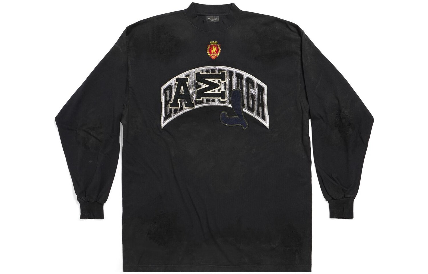 Толстовка унисекс черная Balenciaga, черный
Толстовка унисекс черная Balenciaga, черный