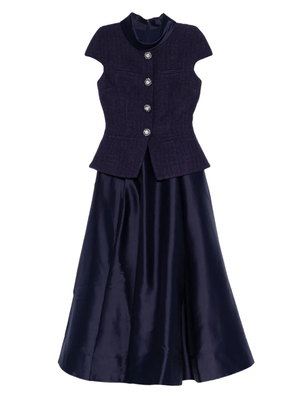 Приталенное миди-платье с эффектом букле Self-Portrait, синий
Приталенное миди-платье с эффектом букле Self-Portrait, синий