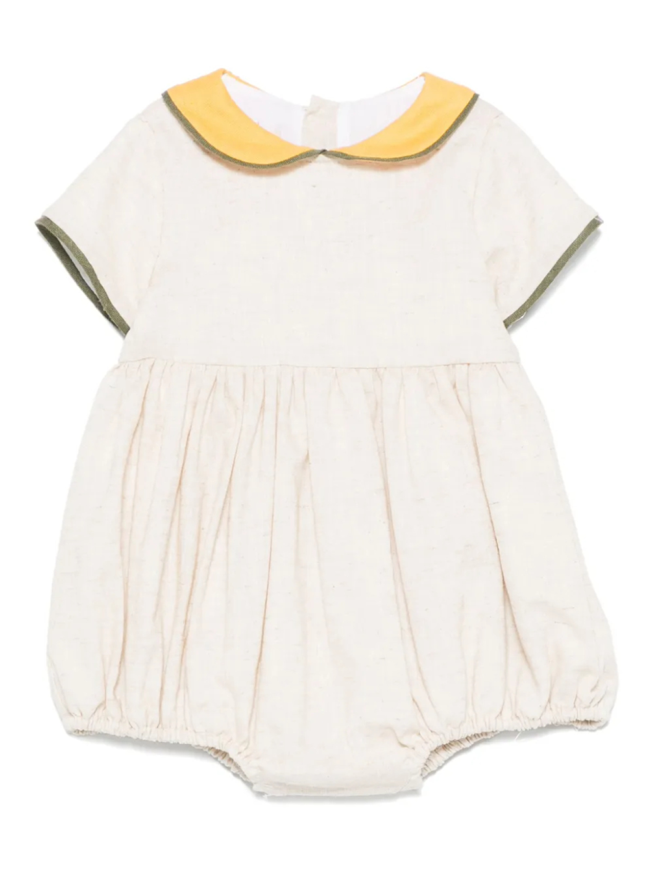 Короткий комбинезон с контрастным воротником La Stupenderia, нейтральный
Короткий комбинезон с контрастным воротником La Stupenderia, нейтральный