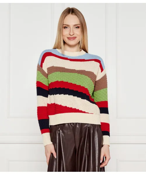 Свитер поло Regular fit Weekend Maxmara, мультиколор
Свитер поло Regular fit Weekend Maxmara, мультиколор