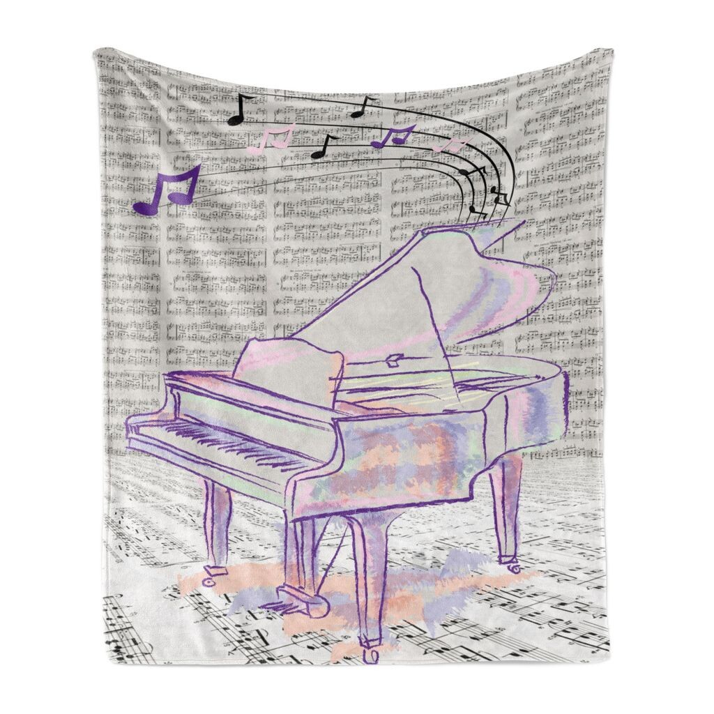 Мягкое фланелевое флисовое одеяло ABAKUHAUS Piano, нарисованный вручную мюзикл, уютный плюш для использования в помещении и на открытом воздухе, 125 x 175 см, бежевый и фиолетовый
Мягкое фланелевое флисовое одеяло ABAKUHAUS Piano, нарисованный вручную мюзикл, уютный плюш для использования в помещении и на открытом воздухе, 125 x 175 см, бежевый и фиолетовый