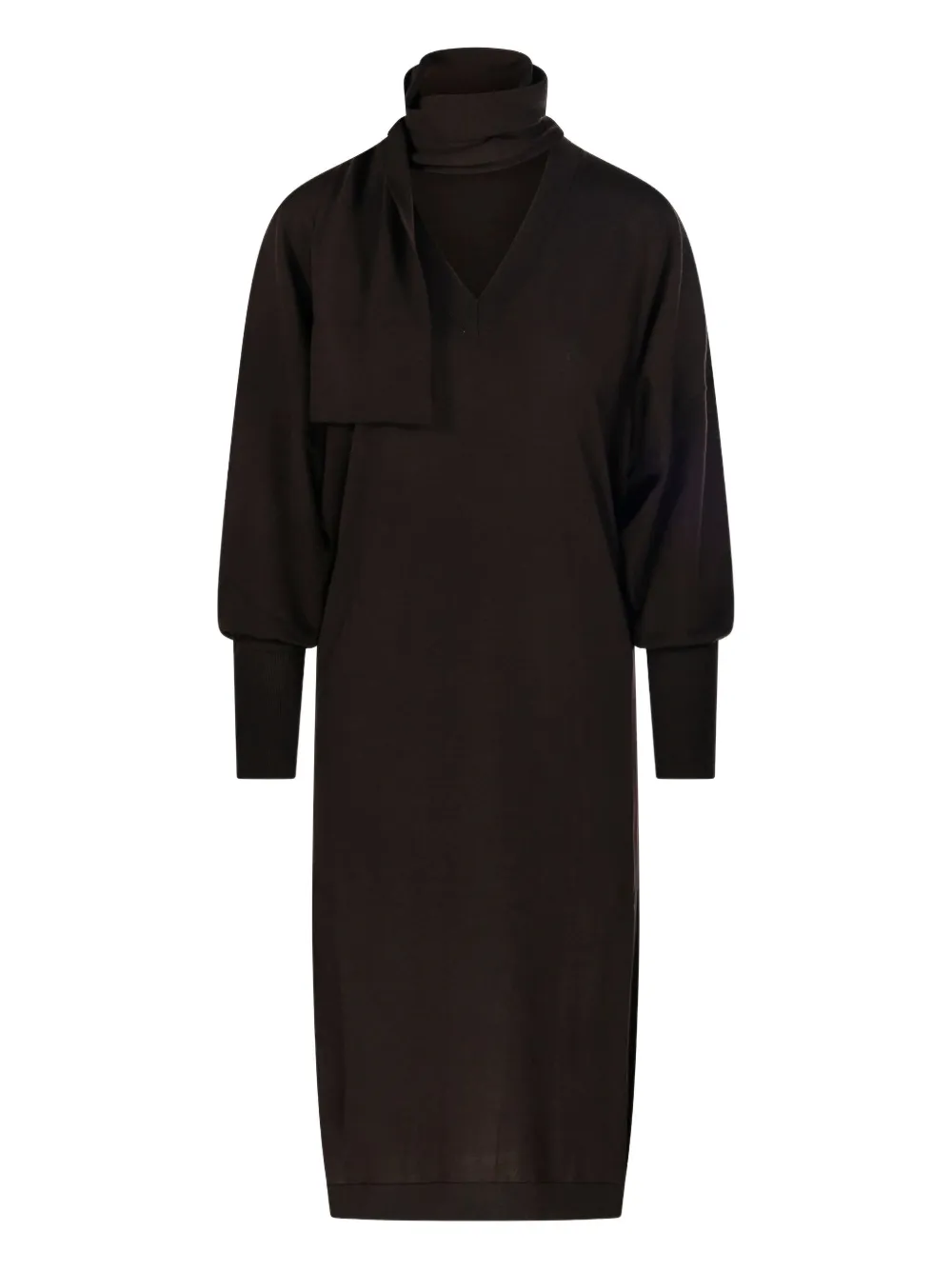 Платье с объемными рукавами Nude, коричневый
Платье с объемными рукавами Nude, коричневый