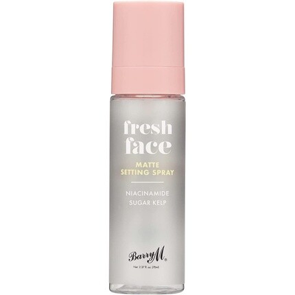 Спрей для фиксации матового финиша Fresh Face с матирующим экстрактом сахарных водорослей и увлажняющим прозрачным ниацинамидом, Barry M
Спрей для фиксации матового финиша Fresh Face с матирующим экстрактом сахарных водорослей и увлажняющим прозрачным ниацинамидом, Barry M