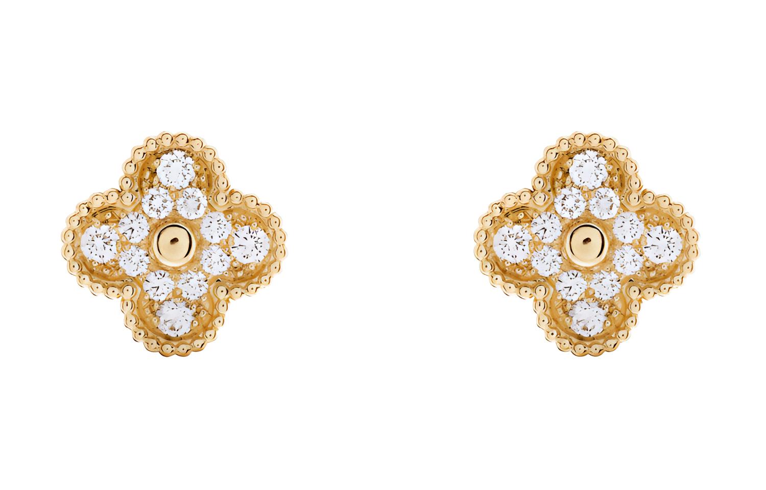 Van Cleef & Arpels Alhambra Four Leaf Lucky Series стержневые серьги женские Gold
Van Cleef & Arpels Alhambra Four Leaf Lucky Series стержневые серьги женские Gold