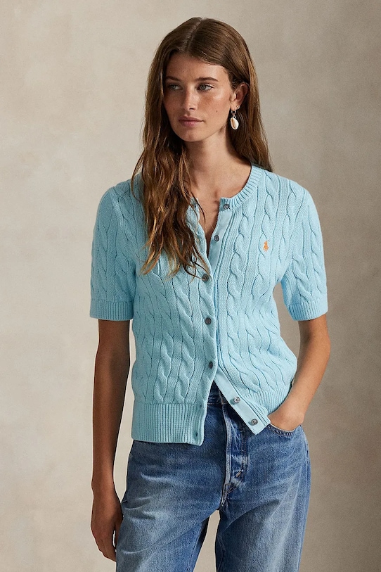 Хлопковый кардиган Polo Ralph Lauren, синий
Хлопковый кардиган Polo Ralph Lauren, синий