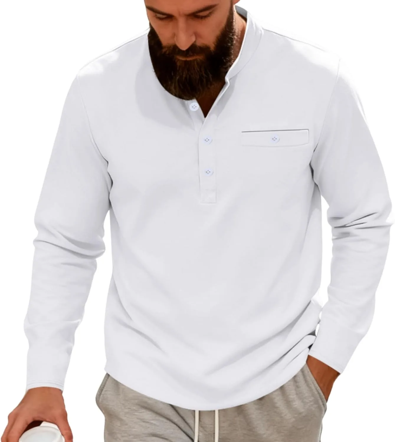 Мужская футболка поло с длинным рукавом oversized
Мужская футболка поло с длинным рукавом oversized