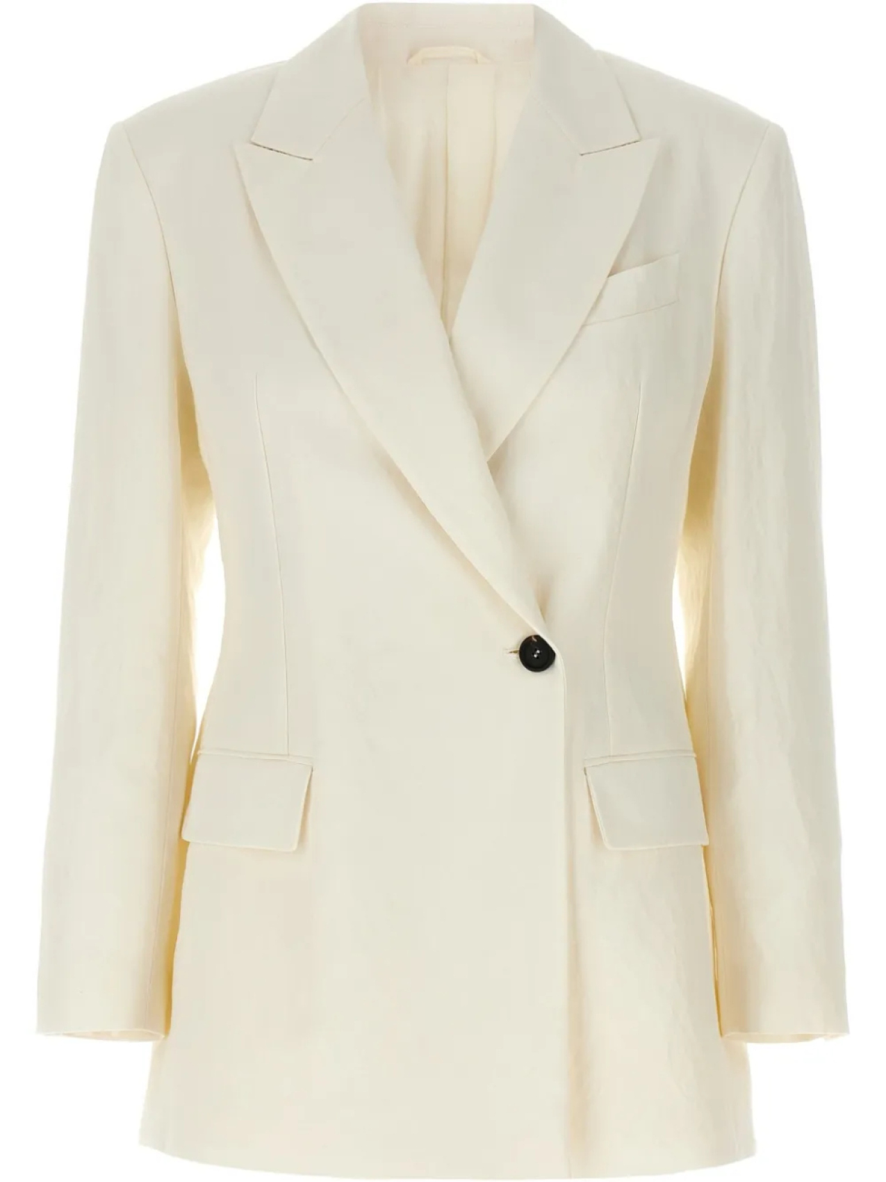 Двубортный пиджак Brunello Cucinelli, нейтральный 
Двубортный пиджак Brunello Cucinelli, нейтральный