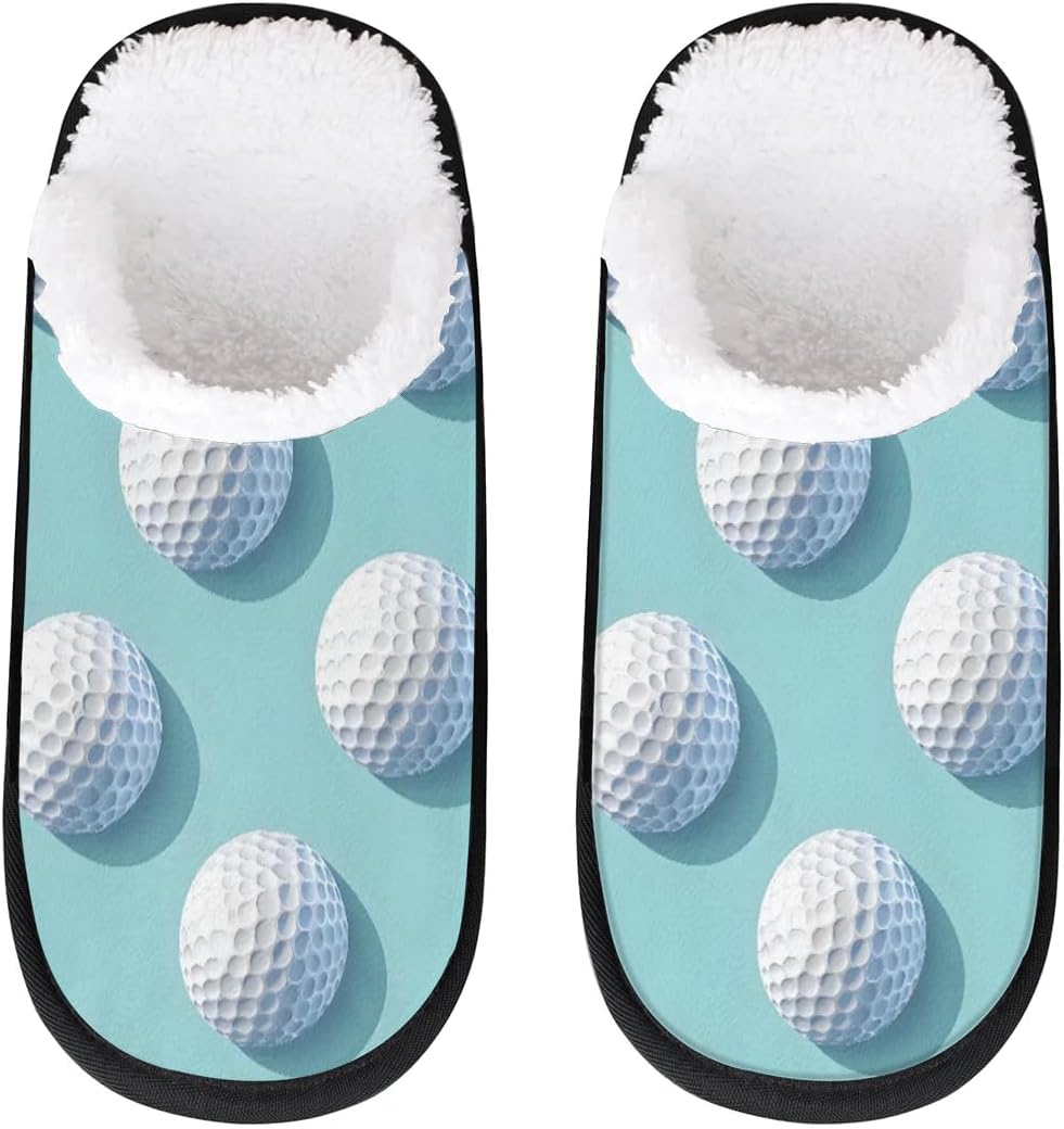 Тапочки Gublec для женщин и мужчин, уютные с нескользящей подошвой, для дома, теплые плюшевые тапочки для дома, спальни и путешествий, Golf Balls
Тапочки Gublec для женщин и мужчин, уютные с нескользящей подошвой, для дома, теплые плюшевые тапочки для дома, спальни и путешествий, Golf Balls