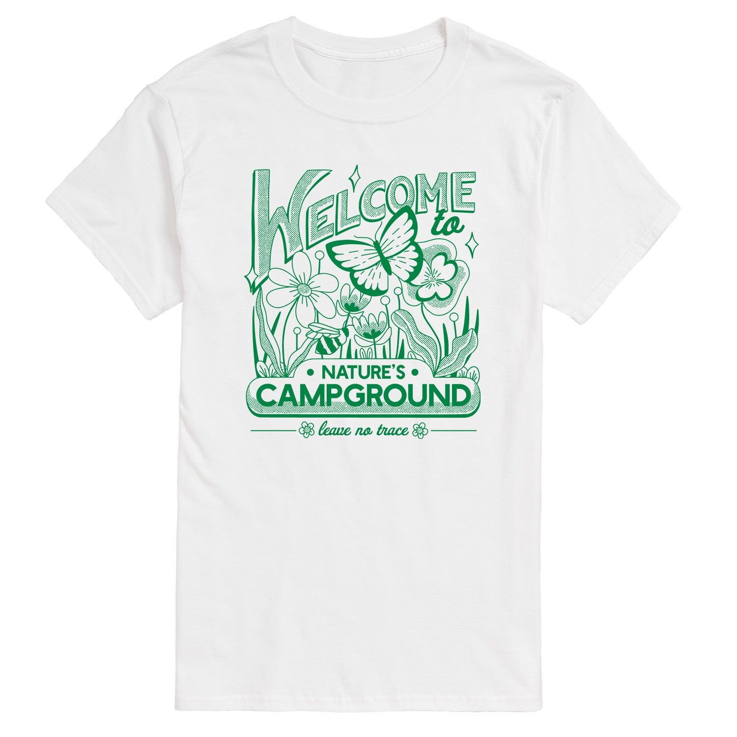 Футболка с рисунком Big & Tall Natures Campground License
Футболка с рисунком Big & Tall Natures Campground License