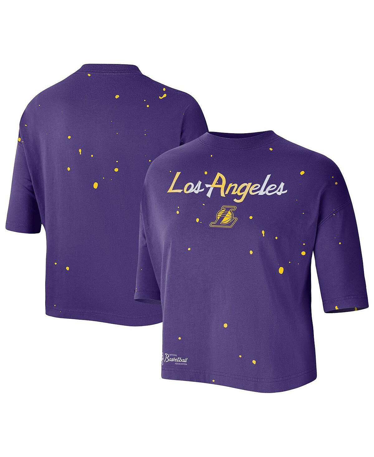 Женская фиолетовая укороченная футболка Los Angeles Lakers Courtside Splatter Nike, Фиолетовый, Женская фиолетовая укороченная футболка Los Angeles Lakers Courtside Splatter Nike
Женская фиолетовая укороченная футболка Los Angeles Lakers Courtside Splatter Nike, Фиолетовый, Женская фиолетовая укороченная футболка Los Angeles Lakers Courtside Splatter Nike