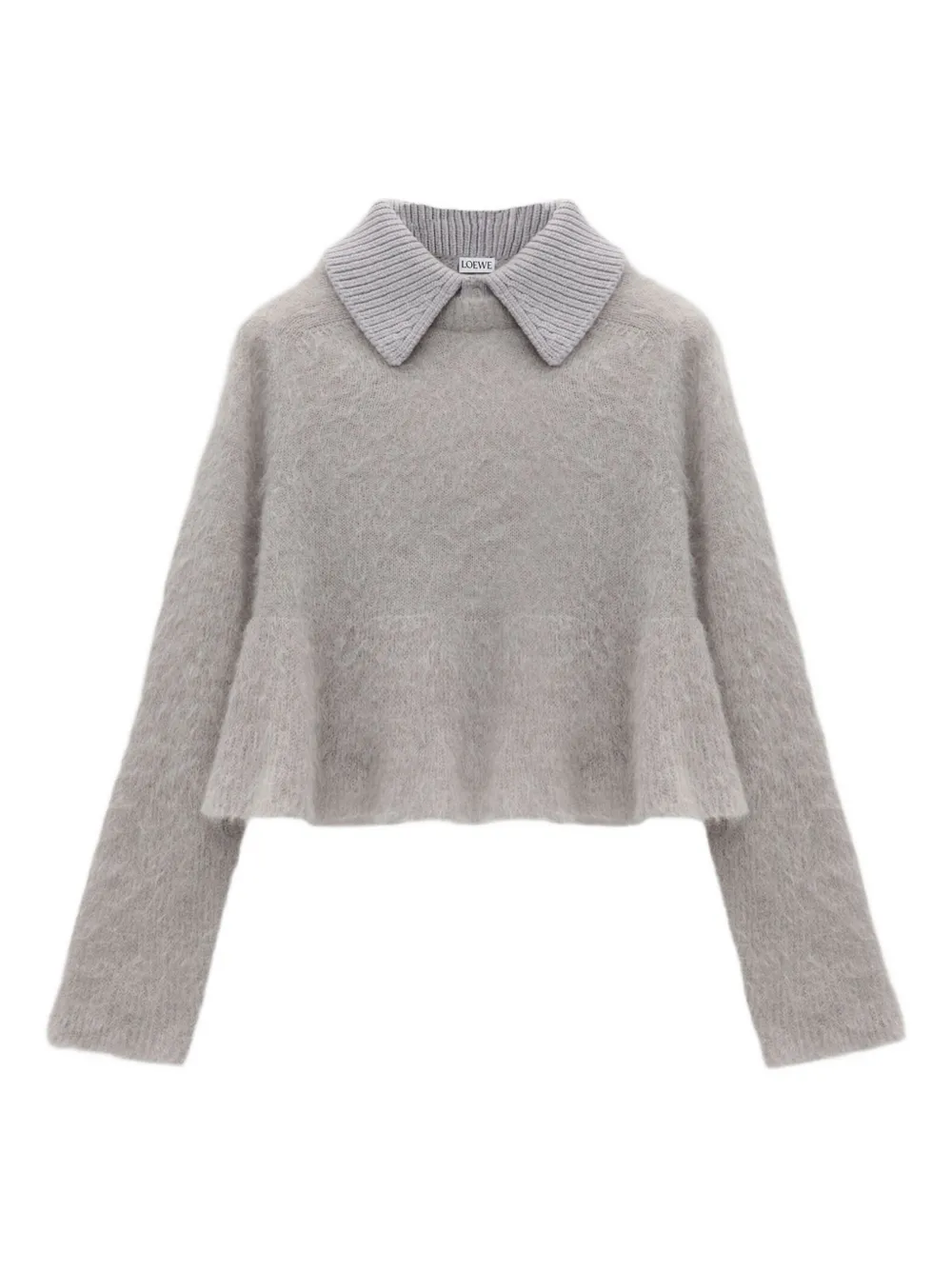 Свитер из смесовой мохеровой пряжи LOEWE, серый
Свитер из смесовой мохеровой пряжи LOEWE, серый