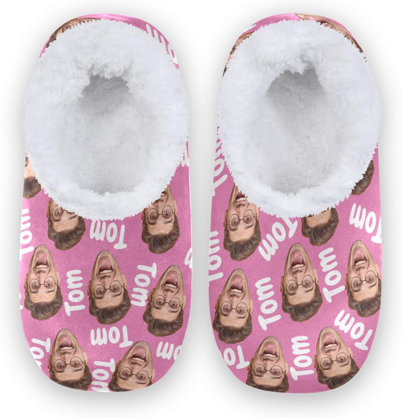 Женские и мужские домашние тапочки с закрытой пяткой из мягкой памяти, с вязкой, подкладкой из флиса, с фото лица и текстом, теплые носки для отеля, дома и улицы Innewgogo, розовый
Женские и мужские домашние тапочки с закрытой пяткой из мягкой памяти, с вязкой, подкладкой из флиса, с фото лица и текстом, теплые носки для отеля, дома и улицы Innewgogo, розовый