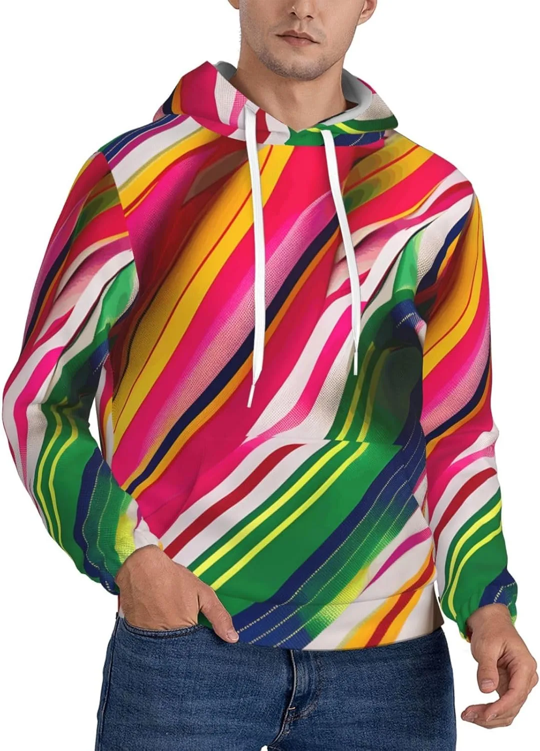 Толстовка с капюшоном BaerK для мужчин, с полосками Rainbow Stripe
Толстовка с капюшоном BaerK для мужчин, с полосками Rainbow Stripe