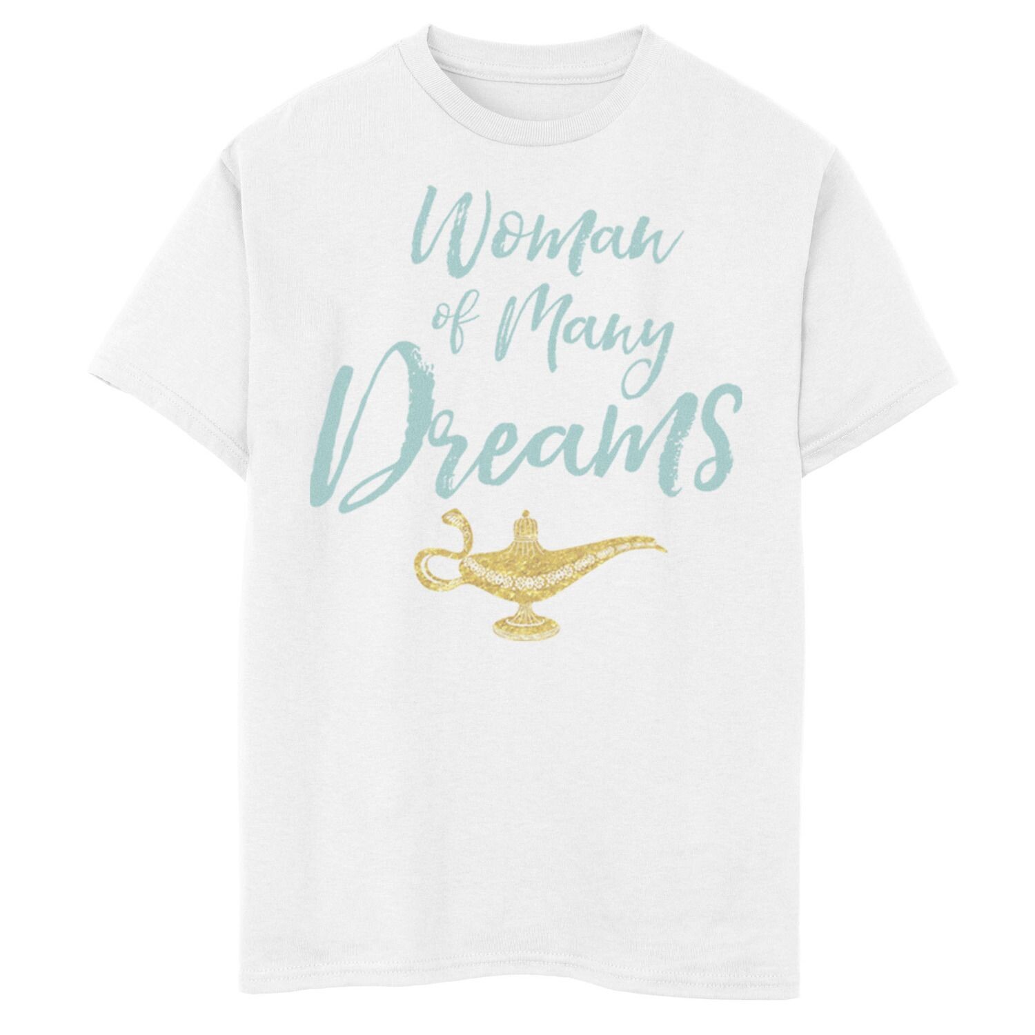 Футболка с изображением «Женщина многих мечтаний» для мальчиков 8–20 лет «Аладдин» от Disney Disney
Футболка с изображением «Женщина многих мечтаний» для мальчиков 8–20 лет «Аладдин» от Disney Disney