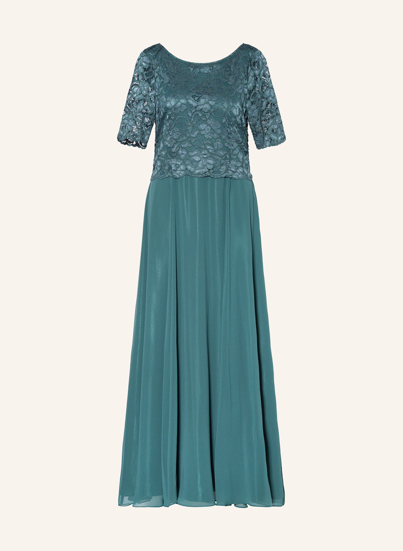 Вечернее платье с кружевом Vera Mont, зеленый
Вечернее платье с кружевом Vera Mont, зеленый