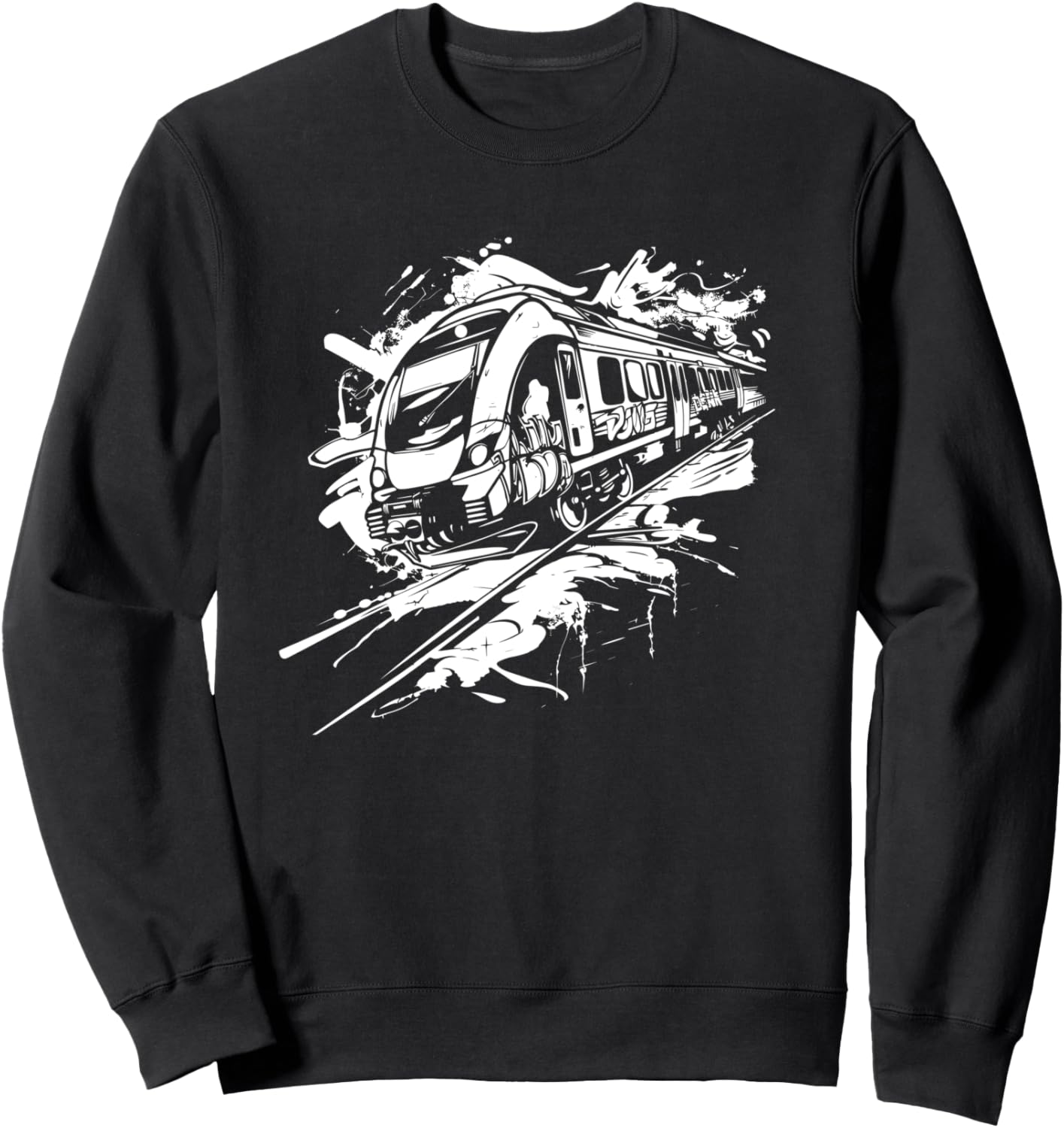 Футболка с изображением железнодорожных граффити Funny Train T-Shirts And Gifts, черный
Футболка с изображением железнодорожных граффити Funny Train T-Shirts And Gifts, черный