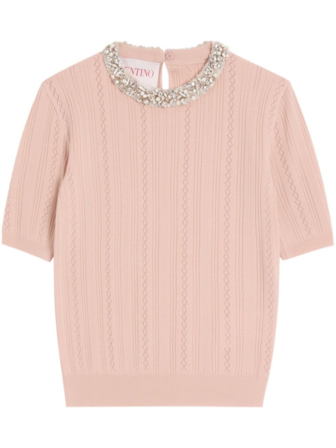 Джемпер Valentino Garavani с вышивкой, розовый
Джемпер Valentino Garavani с вышивкой, розовый