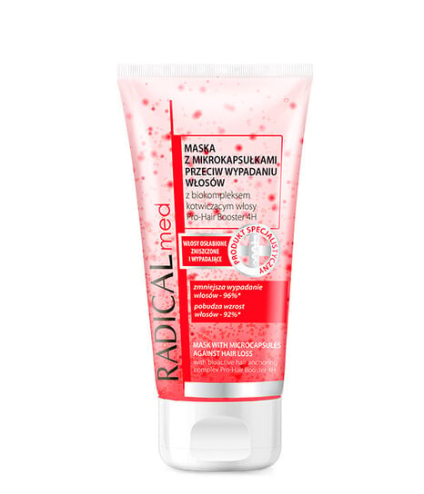 Маска с микрокапсулами против выпадения волос, 200 мл Radical Med
Маска с микрокапсулами против выпадения волос, 200 мл Radical Med