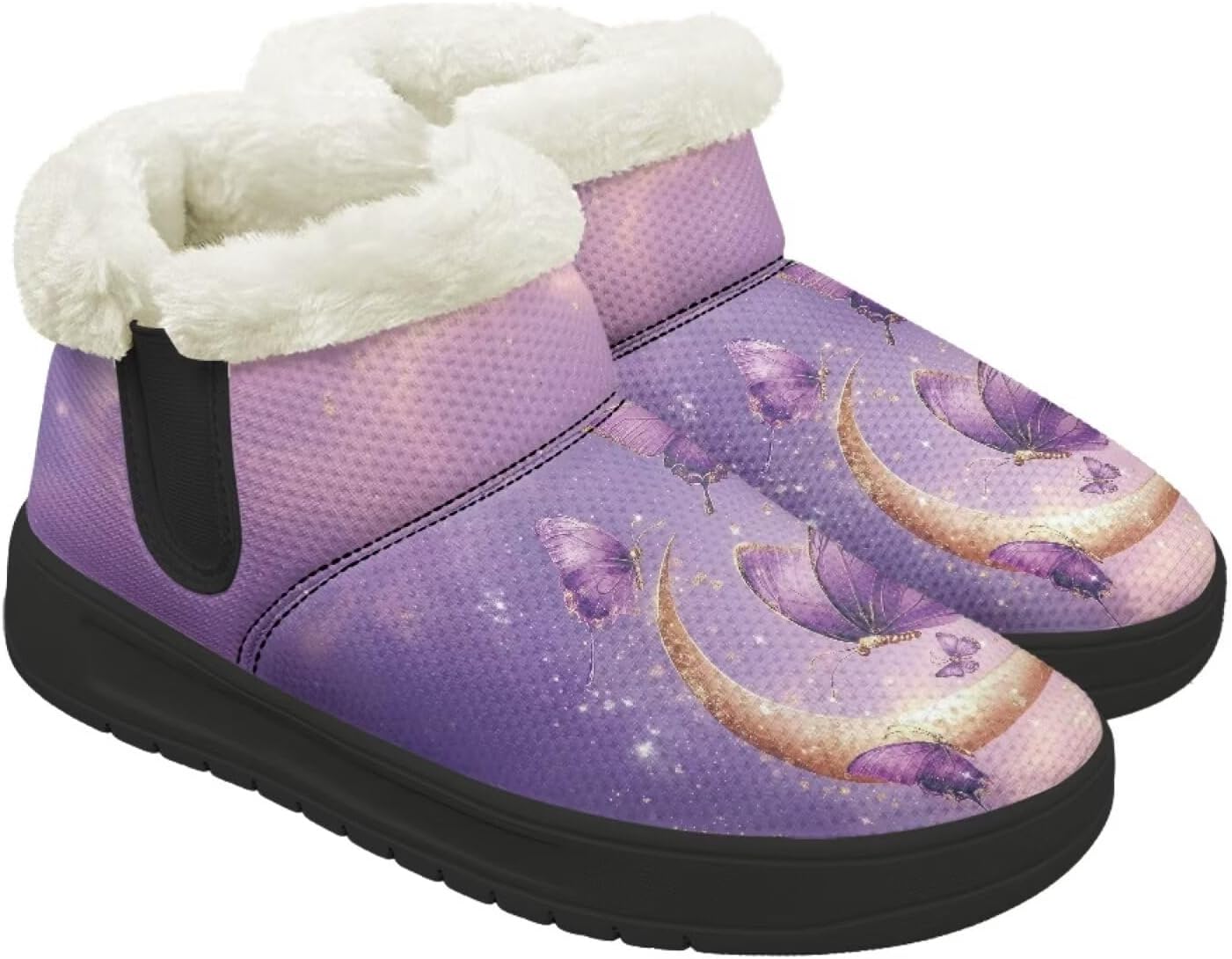 Зимние Ботинки Forchrinse для Женщин и Мужчин, Модные Меховые Ботильоны с Меховой Подкладкой, Butterfly Moon
Зимние Ботинки Forchrinse для Женщин и Мужчин, Модные Меховые Ботильоны с Меховой Подкладкой, Butterfly Moon