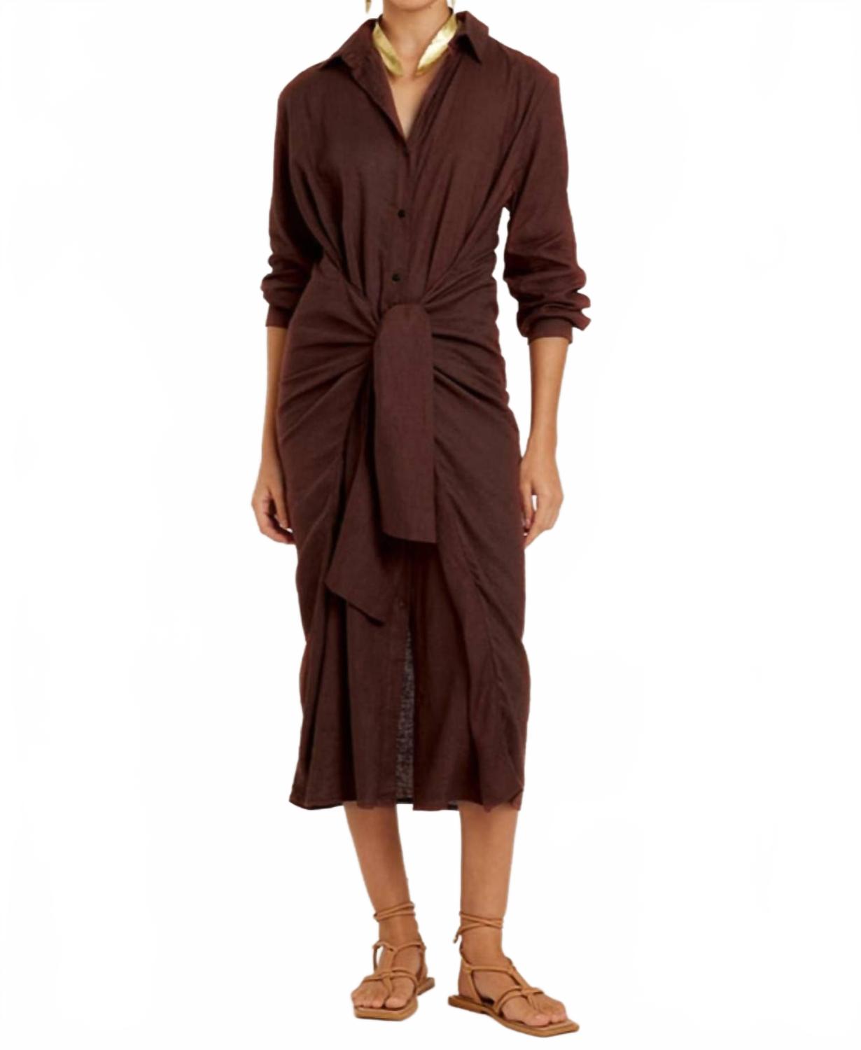 Женское платье хемисе в кофейном цвете Lenny Niemeyer, Coffee
Женское платье хемисе в кофейном цвете Lenny Niemeyer, Coffee