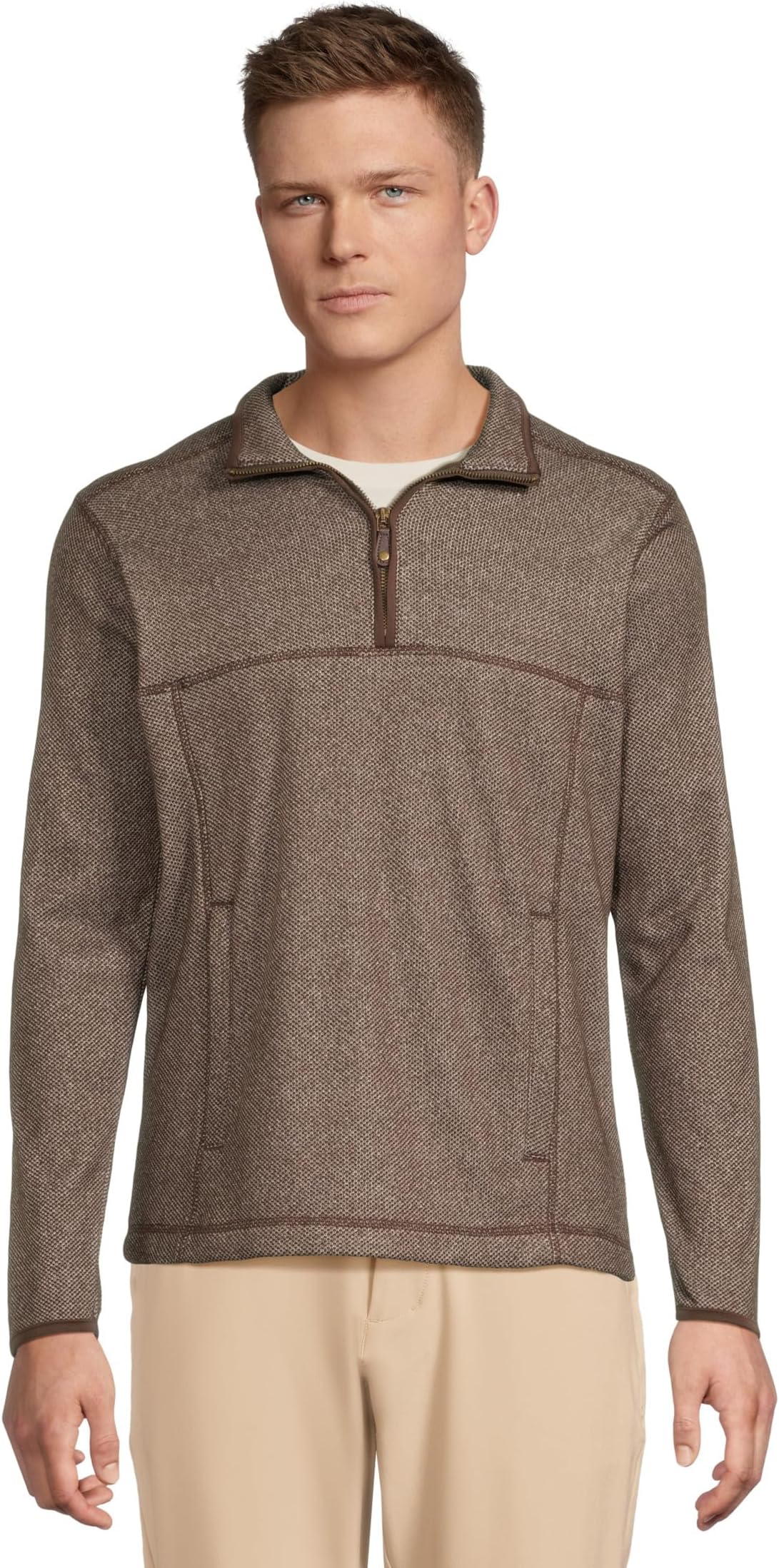 Свитер Johnston & Murphy Men's Textured Fleece Quarter-zip, Brown
Свитер Johnston & Murphy Men's Textured Fleece Quarter-zip, Brown
