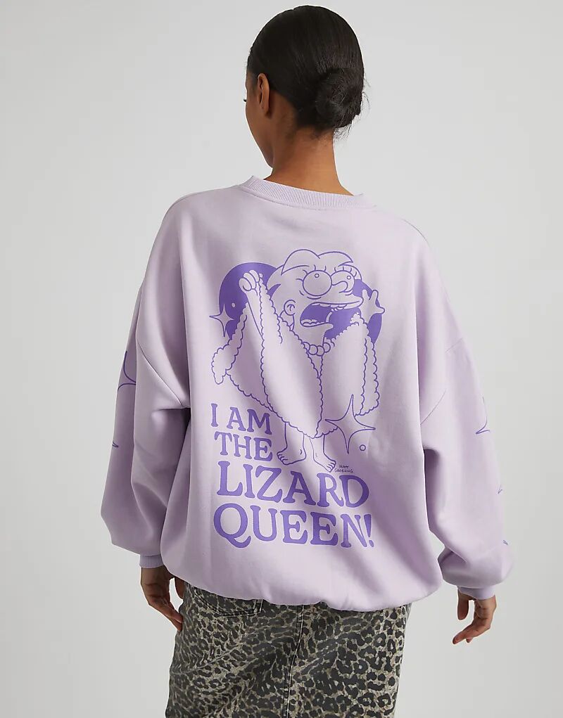 Толстовка Skinnydip London «Королева ящериц» из сериала «Симпсоны» сиреневого цвета
Толстовка Skinnydip London «Королева ящериц» из сериала «Симпсоны» сиреневого цвета