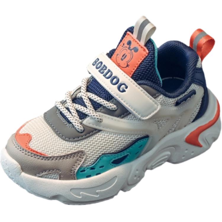 Нескользящие и дышащие низкие детские кроссовки для повседневной носки BOBDOG, бежевый/темно-синий 
Нескользящие и дышащие низкие детские кроссовки для повседневной носки BOBDOG, бежевый/темно-синий