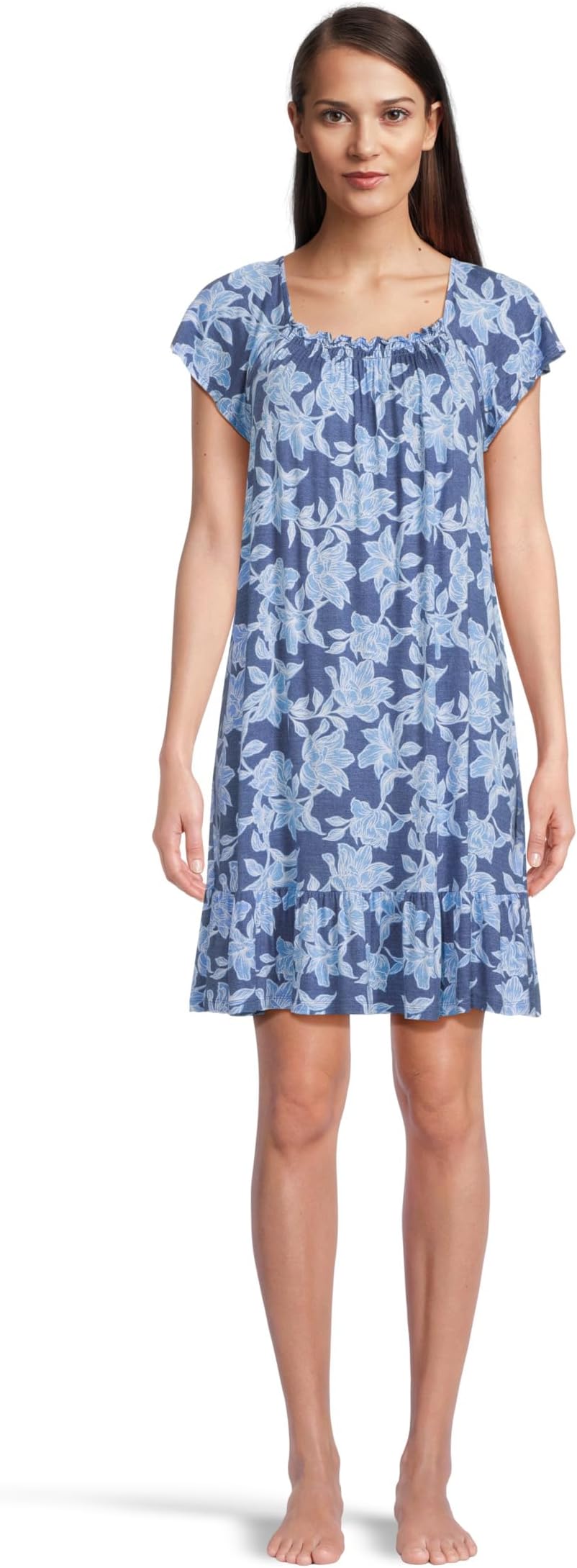 Ночная рубашка Tommy Bahama S/S Sleeve Nightgown, цвет Blue Ground Floral
Ночная рубашка Tommy Bahama S/S Sleeve Nightgown, цвет Blue Ground Floral