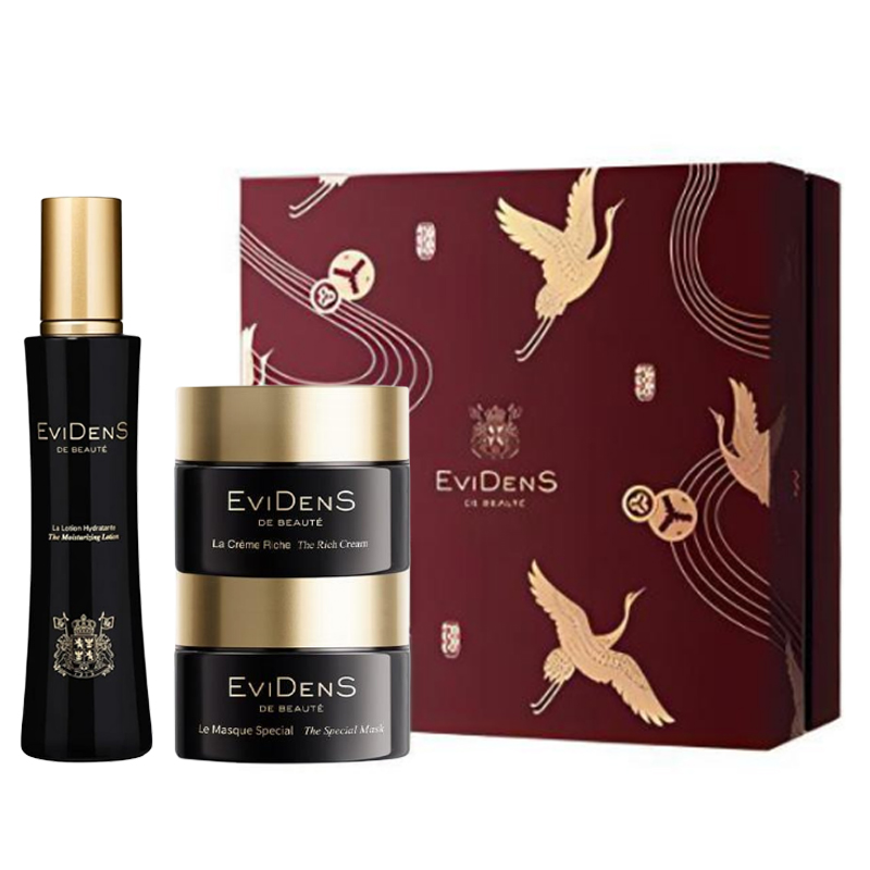 Evidens Набор для ухода за кожей New Year Limited Resilient Radiance Golden Feather Gilded Box успокаивающий увлажняющий 50мл+50мл+200мл
Evidens Набор для ухода за кожей New Year Limited Resilient Radiance Golden Feather Gilded Box успокаивающий увлажняющий 50мл+50мл+200мл