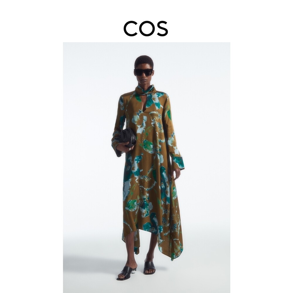 Женское повседневное платье Cos с имитацией черепахового принта, коричневый
Женское повседневное платье Cos с имитацией черепахового принта, коричневый