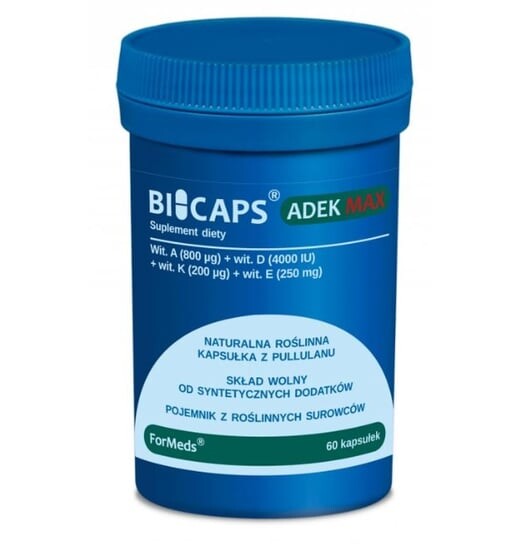 Formeds, Бикапс Адек Макс, 60 капс.
Formeds, Бикапс Адек Макс, 60 капс.