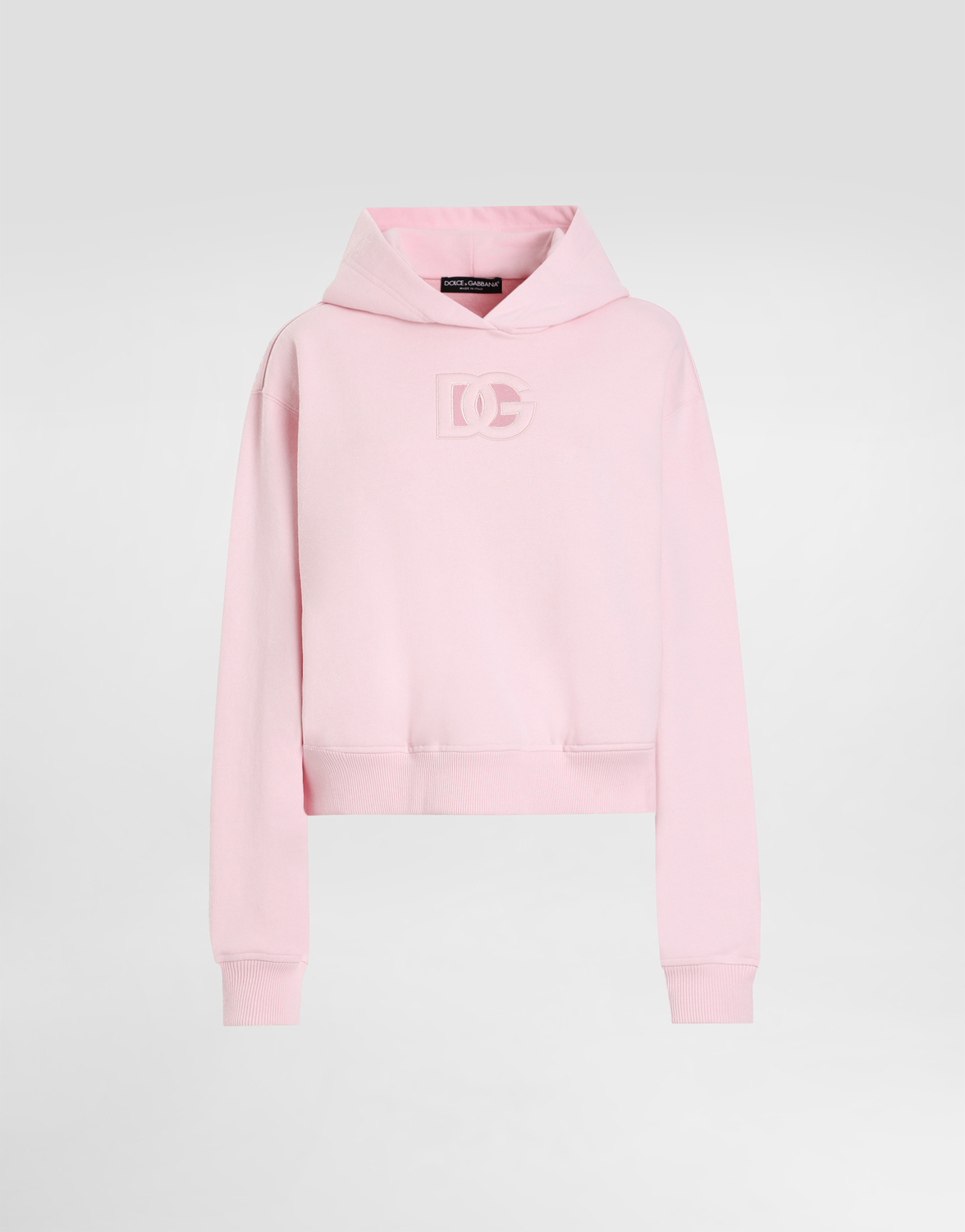 Худи из джерси с рельефной вышивкой dg Dolce & Gabbana, розовый
Худи из джерси с рельефной вышивкой dg Dolce & Gabbana, розовый