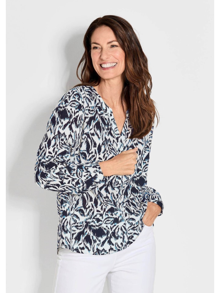 Блузка GOLDNER, цвет marine/weiß/gemustert
Блузка GOLDNER, цвет marine/weiß/gemustert