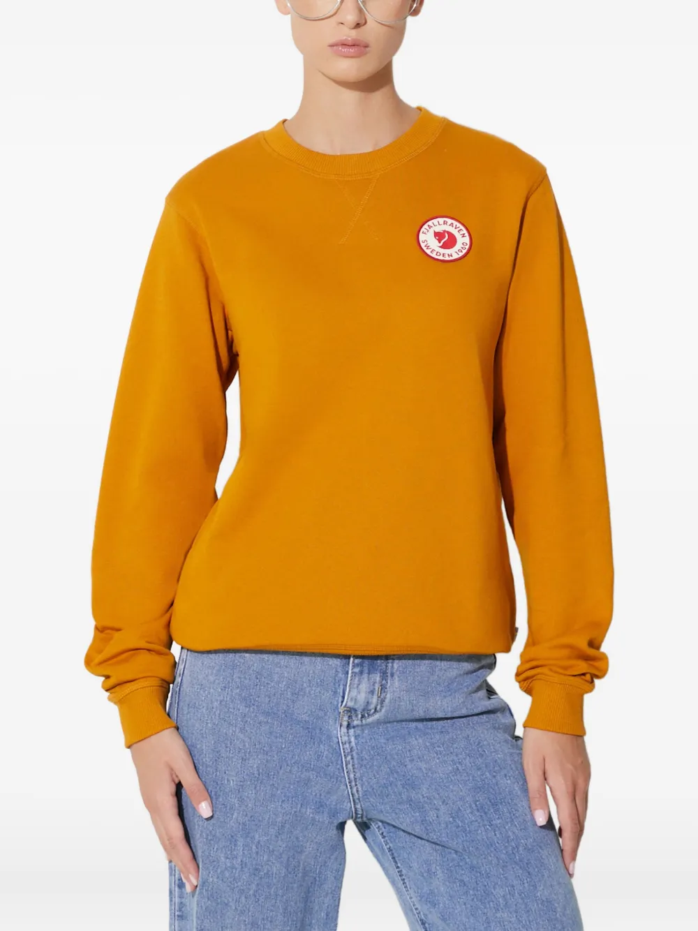 Свитшот с нашивкой-логотипом Fjällräven, оранжевый
Свитшот с нашивкой-логотипом Fjällräven, оранжевый