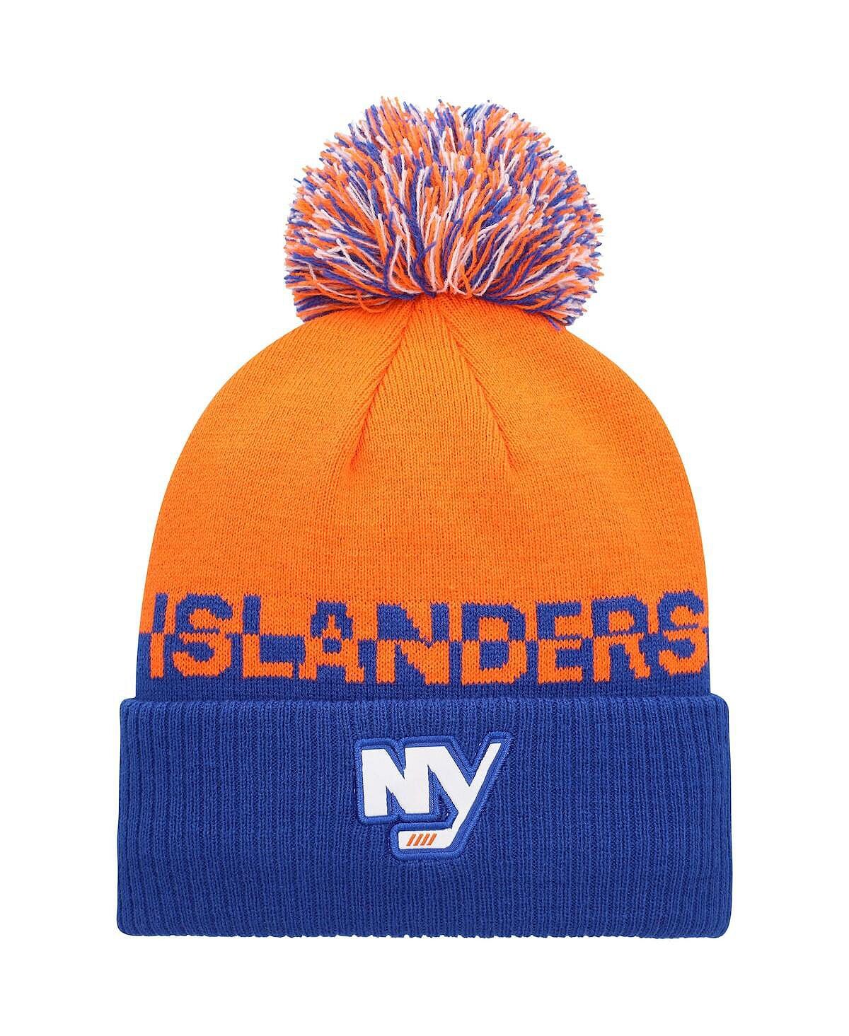 Мужская оранжевая вязаная шапка Royal New York Islanders Cold.Rdy с манжетами и помпоном adidas
Мужская оранжевая вязаная шапка Royal New York Islanders Cold.Rdy с манжетами и помпоном adidas