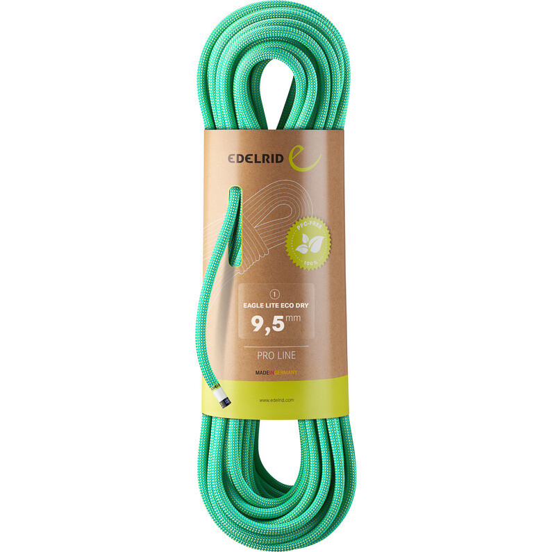 Веревка Eagle Lite Eco Dry 9,5 мм Edelrid, зеленый
Веревка Eagle Lite Eco Dry 9,5 мм Edelrid, зеленый
