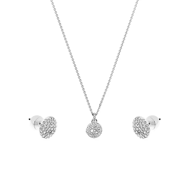 Комплект сережек и ожерелье Sublima Swarovski
Комплект сережек и ожерелье Sublima Swarovski