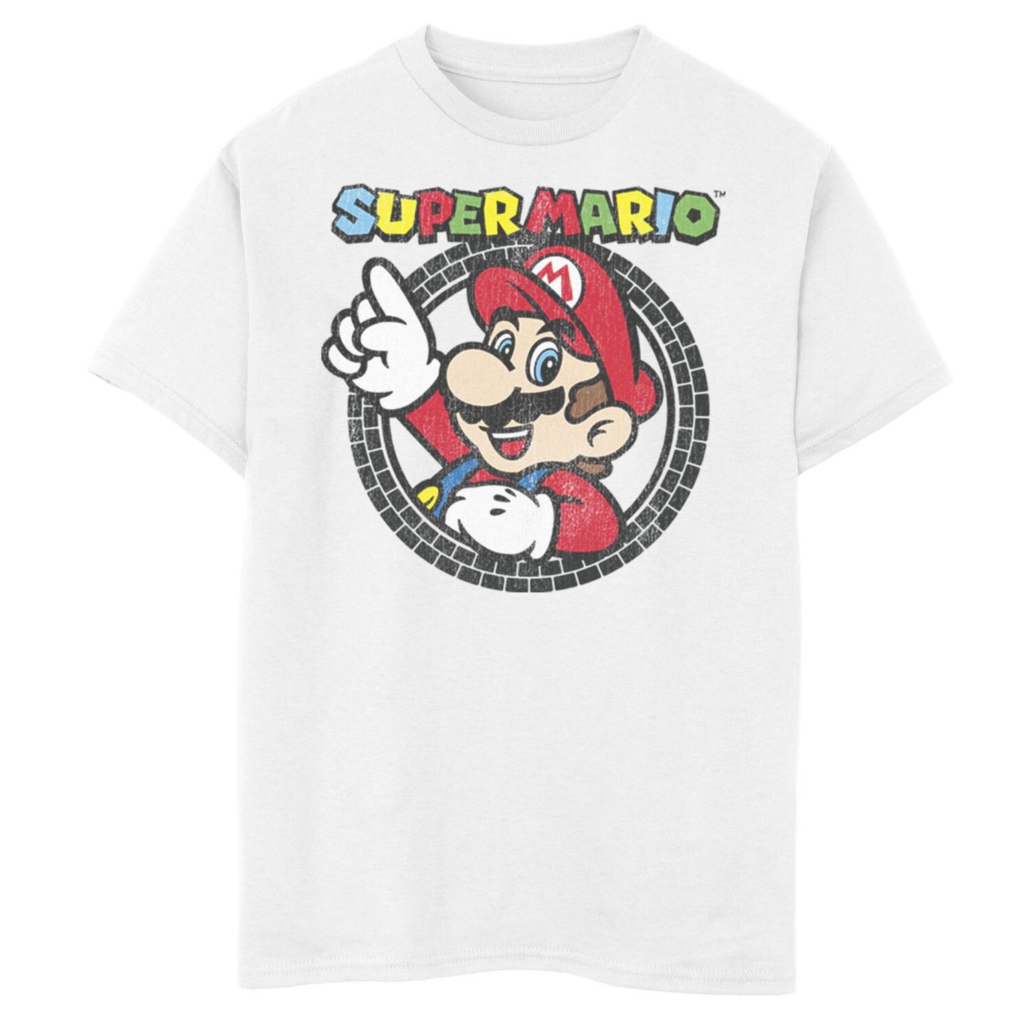 Футболка с круглым логотипом Nintendo Super Mario Tire Mark для мальчиков 8–20 лет Licensed Character, белый
Футболка с круглым логотипом Nintendo Super Mario Tire Mark для мальчиков 8–20 лет Licensed Character, белый