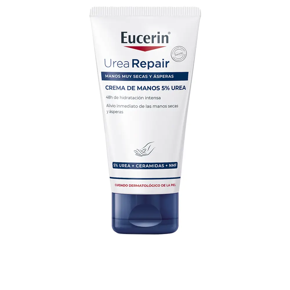 Крем для рук Urearepair plus crema de manos 5% urea Eucerin, 75 мл.
Крем для рук Urearepair plus crema de manos 5% urea Eucerin, 75 мл.