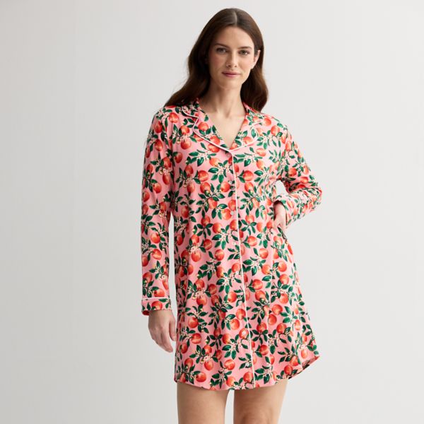 Женская уютная пижамная сорочка Draper James, цвет peony apple blossom
Женская уютная пижамная сорочка Draper James, цвет peony apple blossom