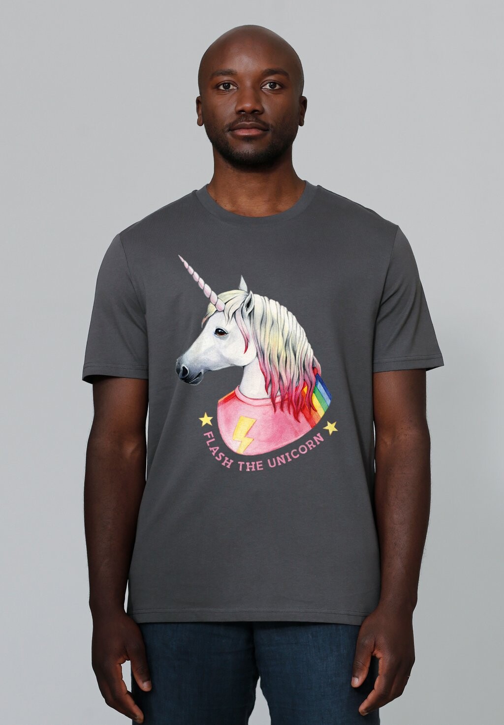 Футболка с принтом FLASH THE UNICORN watapparel, антрацит
Футболка с принтом FLASH THE UNICORN watapparel, антрацит