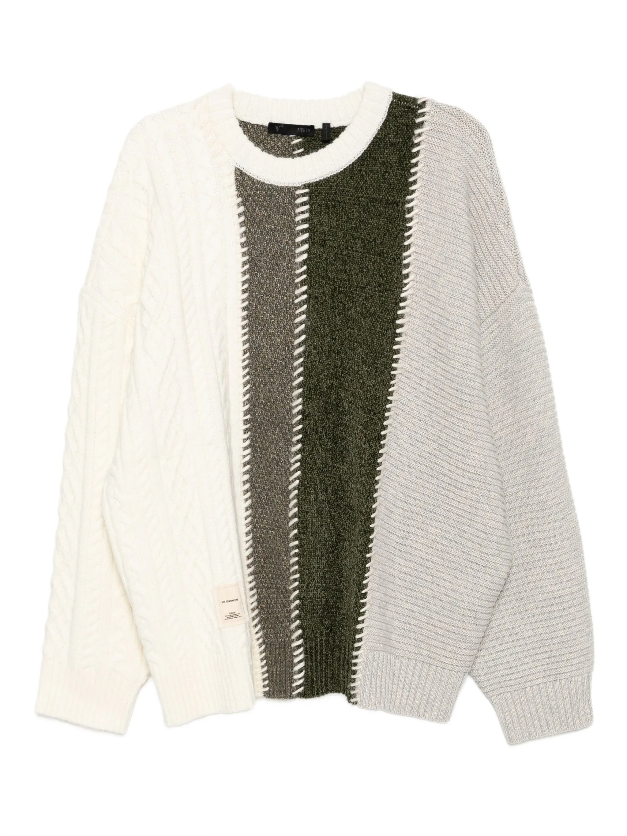 Джемпер с нашивкой-логотипом Five Cm, белый
Джемпер с нашивкой-логотипом Five Cm, белый