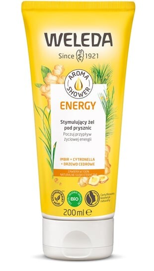 Гель для душа, 200 мл Weleda Aroma Shower Energy
Гель для душа, 200 мл Weleda Aroma Shower Energy