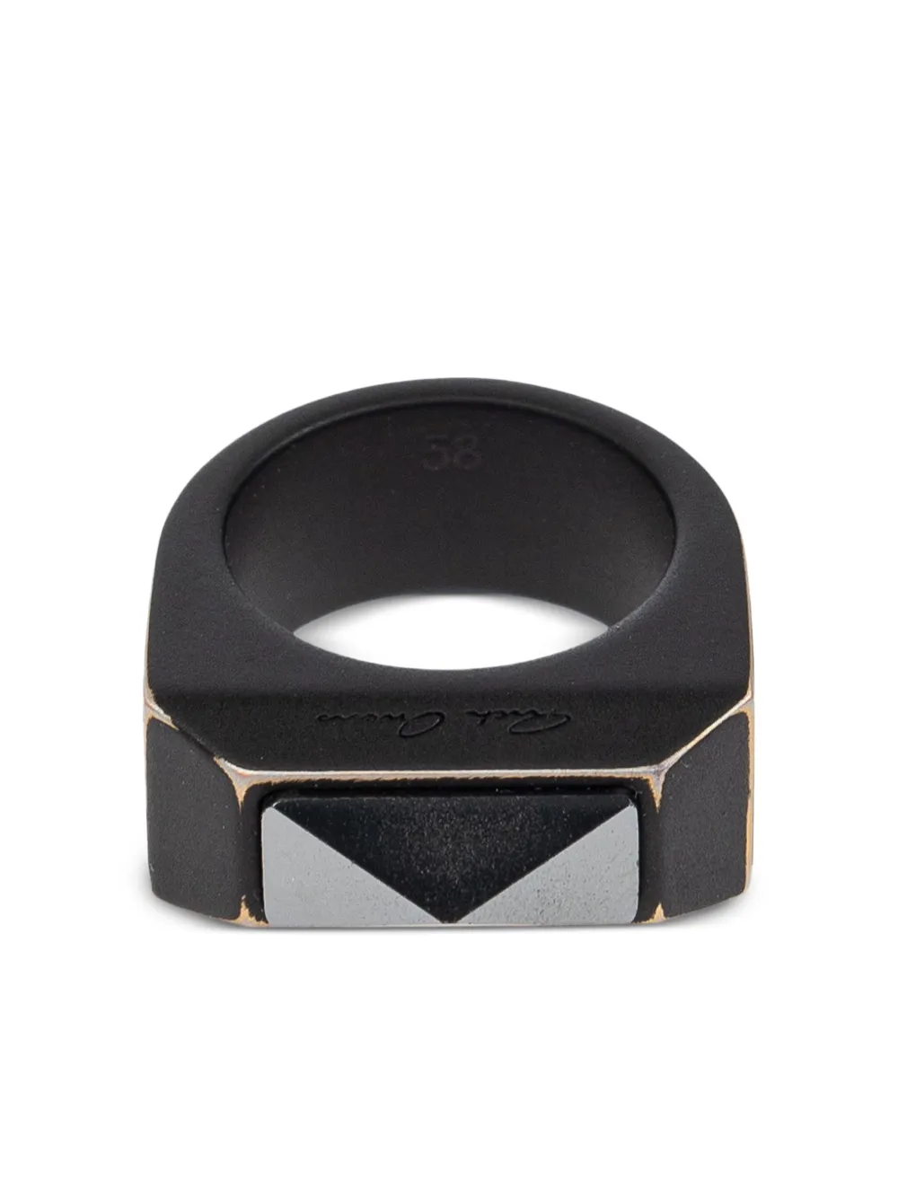 Геометрическое кольцо Rick Owens, черный
Геометрическое кольцо Rick Owens, черный